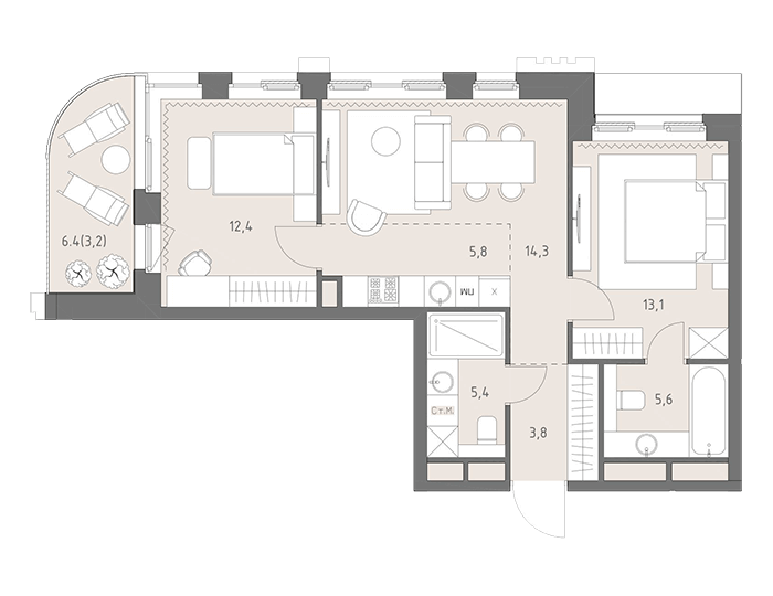 ЖК «Родина Парк», Москва | Премиальный жилой комплекс «Родина Парк» возле природного заказника «Долина реки Сетунь»